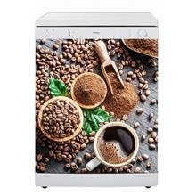 Naklejka na zmywarkę - Filiżanka świeżo mielonej kawy 0622