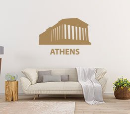 Naklejka na ścianę - Ateny