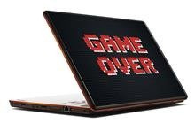 Naklejka na laptopa - Game over 0218