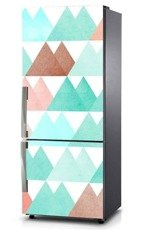 Naklejka na lodówkę - Kolorowe góry 0600