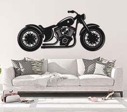 Naklejka na ścianę - Motocykl