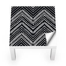 Naklejka na stolik LACK IKEA - Zygzaki 0060