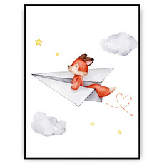 Plakat - Lis w przestworzach