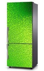 Naklejka na lodówkę - Zielone krople 0300