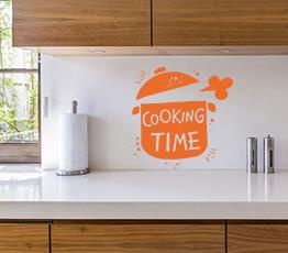Naklejka na ścianę - Czas gotowania - 0051