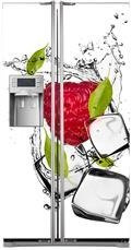 Mata na lodówkę side-by-side - Lodowa malina 0284