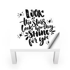 Naklejka na stolik LACK IKEA - Gwiazdy świecą dla ciebie 0211