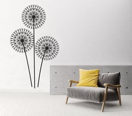 Naklejka na ścianę - Dmuchawce v2