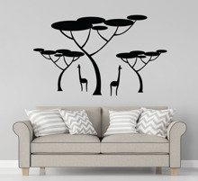 Naklejka na ścianę Afrykańskie żyrafy