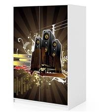 Naklejka na szafę - Głośniki 0219