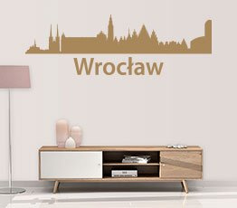 Naklejka na ścianę - Wrocław