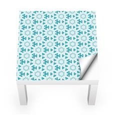 Naklejka na stolik LACK IKEA - Powtarzalna abstrakcja 0209