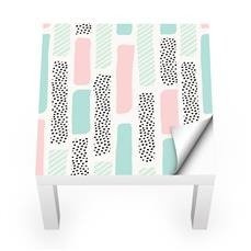 Naklejka na stolik LACK IKEA - Pastelowe kolory 0232