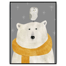 Plakat - Miś i sowa