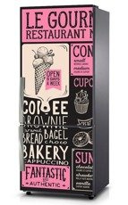 Naklejka na lodówkę - Menu w starym stylu 0258