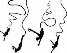 Naklejka na ścianę Bungy