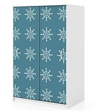 Naklejka na szafę - Koła sterowe 0198