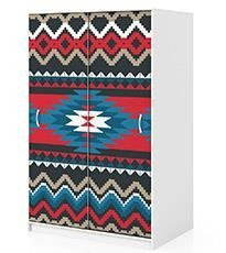 Naklejka na szafę - Pikselowy haft 0244