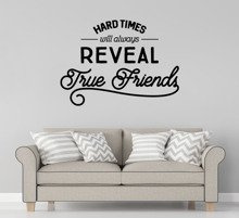 Naklejka na ścianę True Friends