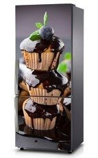 Naklejka na lodówkę - Babeczki z czekoladą 0409