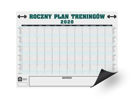 Magnetyczny planer ćwiczeń - Roczny Plan