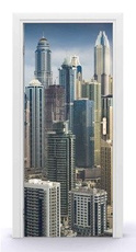 Naklejka na drzwi - Miejska dżungla 0706