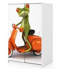 Naklejka na szafę - Crazy frog 0134