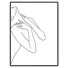 Plakat - Erotyczna poza