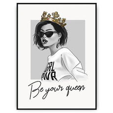 Plakat - Kobieta król