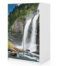 Naklejka na szafę - Górski wodospad 0020