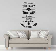 Naklejka na ścianę Work Towards