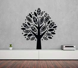 Naklejka na ścianę - Magiczne drzewko