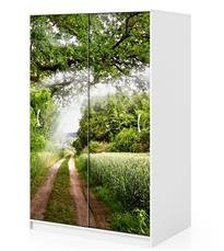 Naklejka na szafę - Polna droga 0039