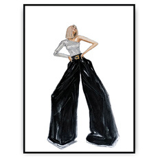 Plakat -  Modna kobieta