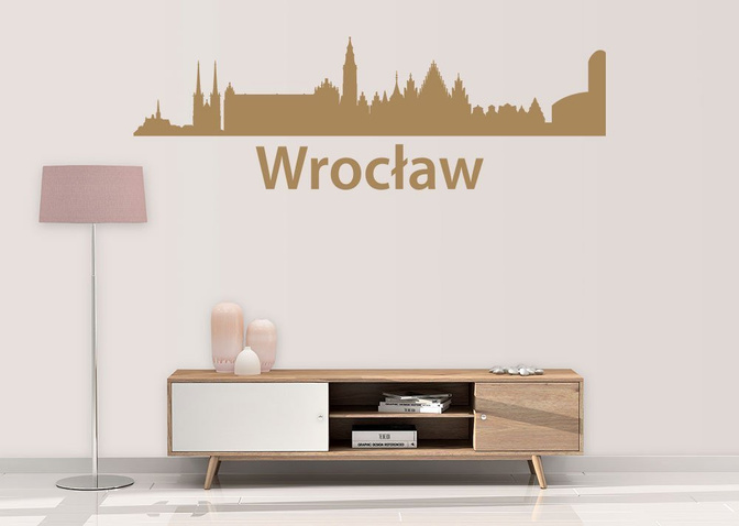 Naklejka na ścianę - Wrocław