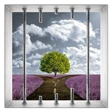 Naklejka na ścianę Okno 3D Rozdroże 0043