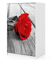 Naklejka na szafę - Róża dla ukochanej 0077