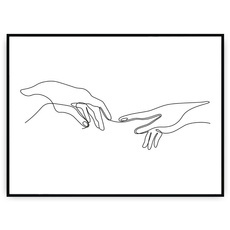 Plakat - Złączone dłonie