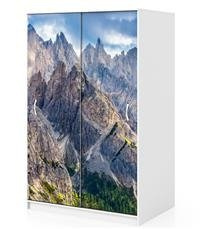 Naklejka na szafę - Korona gór 0016