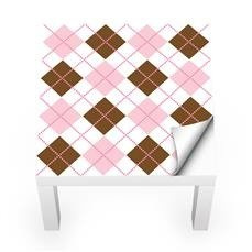 Naklejka na stolik LACK IKEA - Kratkowany wzór v1 0164