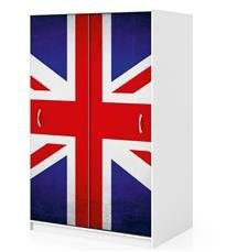 Naklejka na szafę - Flaga Wielkiej Brytanii 0217