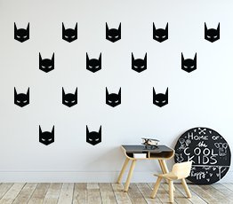 Naklejki skandynawskie na ścianę - Nocny Bohater duże