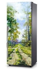 Naklejka na lodówkę - Leśna droga 0042
