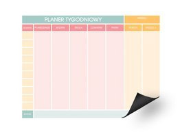 Tygodniowy planer magnetyczny - Klasyczna Tabela