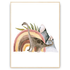 Plakat - Malowany dinozaur