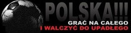 Naklejka na samochód Polska grać na całego