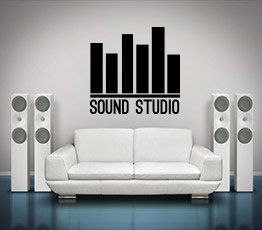 Naklejka na ścianę - Sound studio