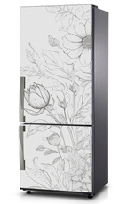 Mata na lodówkę - Szara łąka - 1209