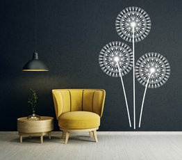 Naklejka na ścianę Dmuchawce