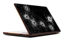 Naklejka na laptopa - Dziury po kulach 0203